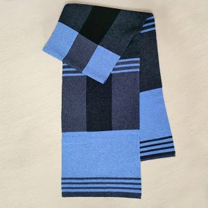 Vintage Style Knit Fabric Scarf for Men and Women - 1 Piece, 100% Wool, Casual Warm Soft Classic Fashionable Scarf, Great Gift