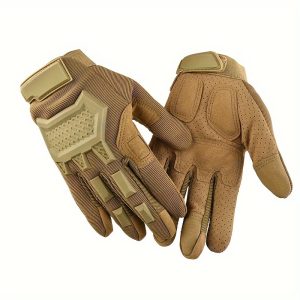 1pair Winter Waterproof Gloves, Suitable For Outdoor Riding, Running, Driving, Fishing