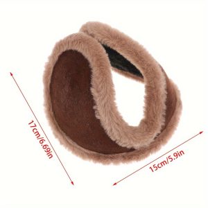 1PCS Warm Fur Earmuffs Velvet Ear Muffs Winter Thicken Warmer Antifreeze Ear Cover Outdoor Cycling Ski Plush Ear Protector